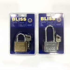แม่กุญแจล็อคยี่ห้อ Bliss แบบลูกปืน ขนาด 40 mm.