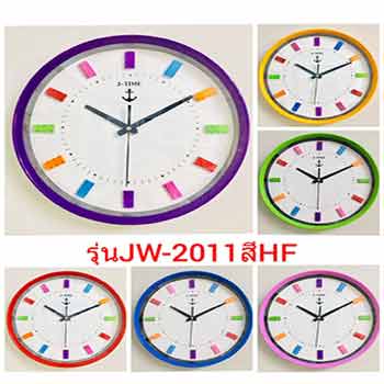 นาฬิกาติดผนังตัวเลข 3d สามมิติ ยี่ห้อ J-Time รุ่น JW-2011