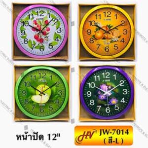 นาฬิกาแขวนผนังยี่ห้อ J-Time รุ่น JW-7014 หน้าปัด 12 นิ้ว