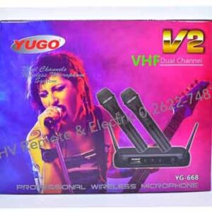 ไมค์คู่ 2in1 ยี่ห้อ YUGO รุ่น YG-668