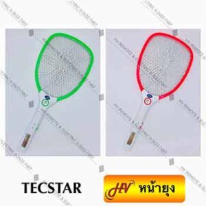 ไม้ตียุงแบรนด์ TECSTAR ตาข่ายหน้ายุง